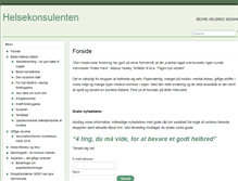 Tablet Screenshot of helsekonsulenten.dk